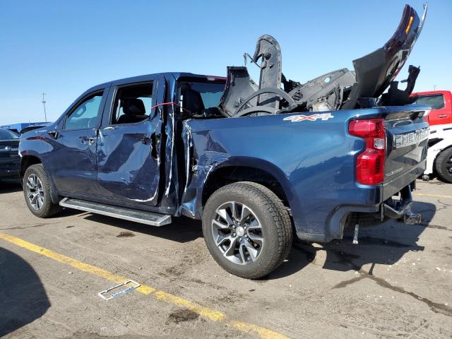 3GCPDKEK2NG644014 - 2022 CHEVROLET SILVERADO K1500 LT-L BLUE photo 2