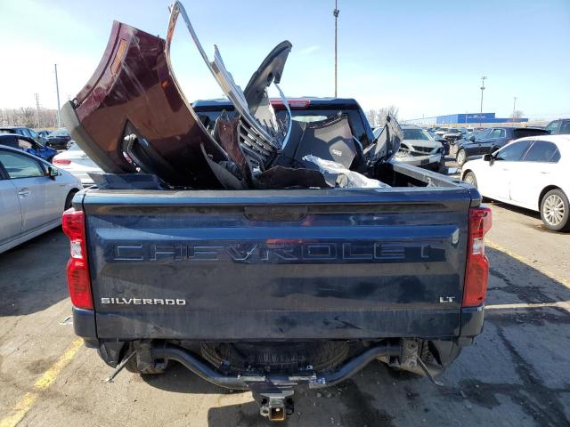 3GCPDKEK2NG644014 - 2022 CHEVROLET SILVERADO K1500 LT-L BLUE photo 6