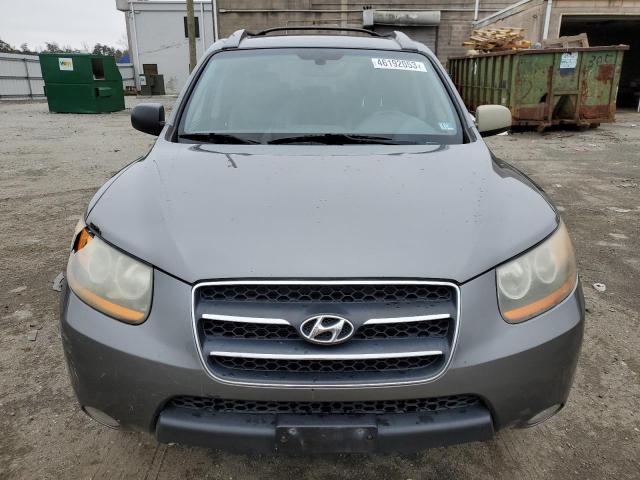 5NMSH13EX9H275998 - 2009 HYUNDAI SANTA FE SE GRAY photo 5