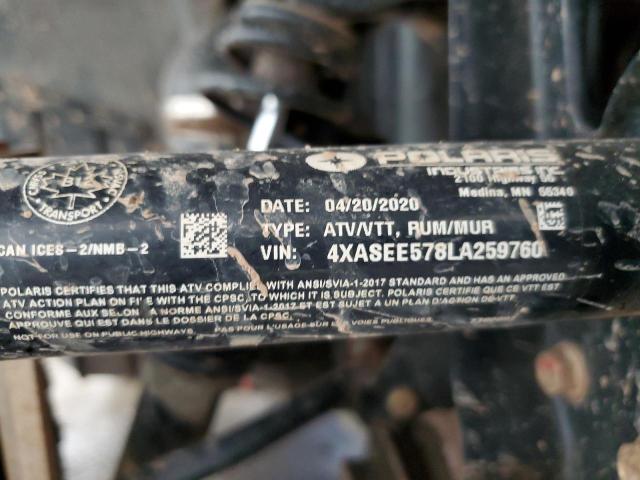 4XASEE578LA259760 - 2020 POLARIS SPORTSMAN 570 EPS 绿色 照片 10