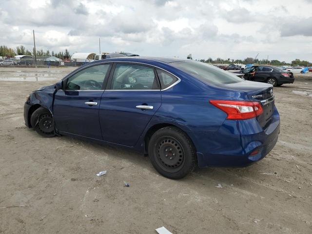 3N1AB7AP2GL682270 - 2016 NISSAN SENTRA S BLUE photo 2