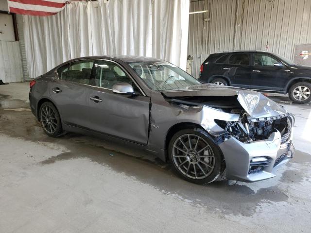 JN1EV7AR5HM830607 - 2017 INFINITI Q50 PREMIUM GRAY photo 4