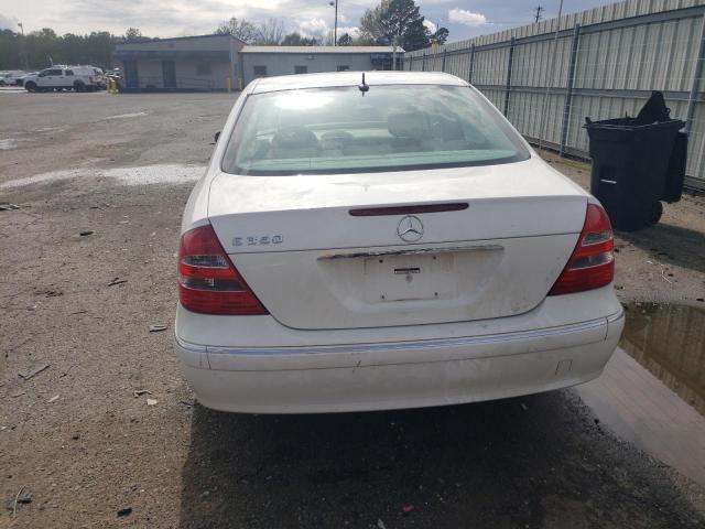 WDBUF56J26A812060 - 2006 MERCEDES-BENZ E 350 WHITE photo 6