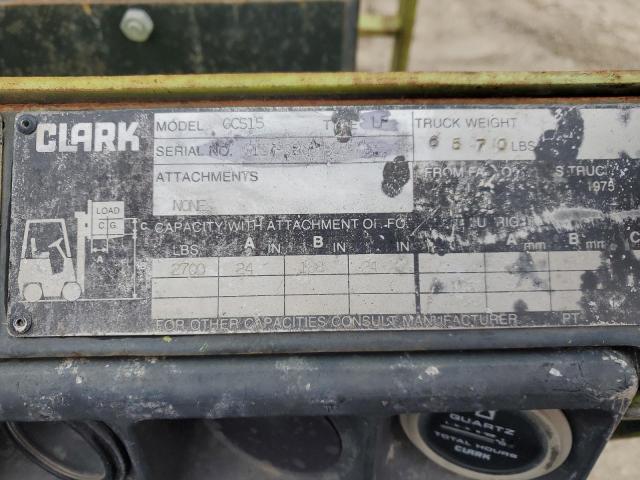 00G12702689235K0F - 2007 CLAR FORKLIFT 绿色 照片 10