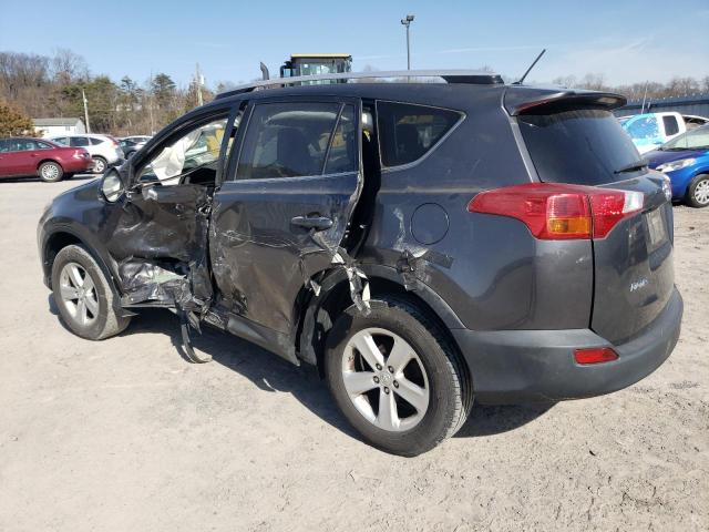 JTMRFREV0D5027609 - 2013 TOYOTA RAV4 XLE GRAY photo 2