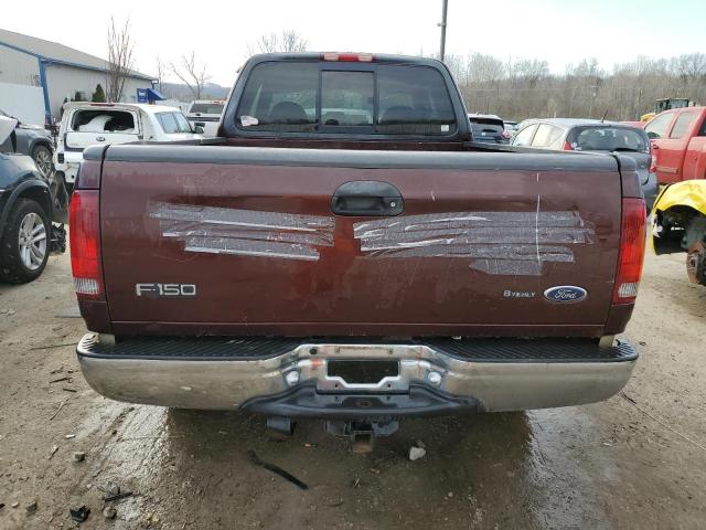 1FTRX18W4YNA00552 - 2000 FORD F150 MAROON photo 6