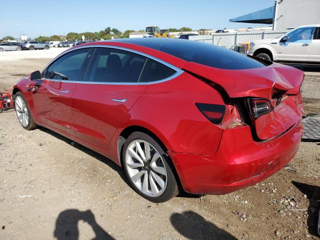 5YJ3E1EB3LF620278 - 2020 TESLA MODEL 3 RED photo 2