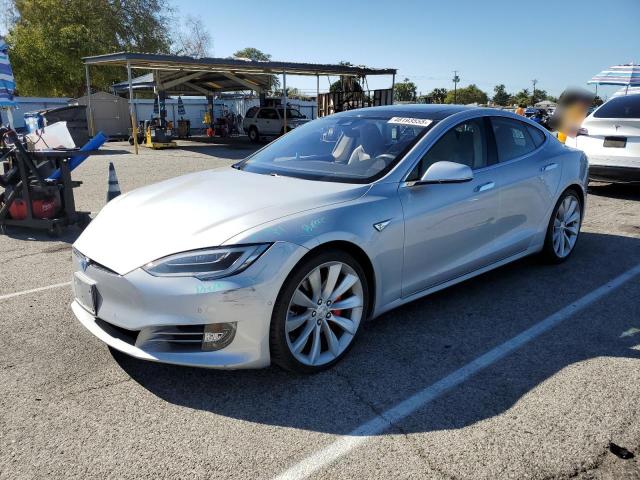 5YJSA1E42GF139775 - 2016 TESLA MODEL S SILVER photo 1