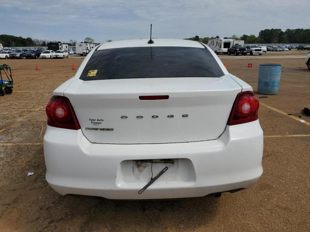 1B3BD1FB9BN557007 - 2011 DODGE AVENGER MAINSTREET WHITE photo 6