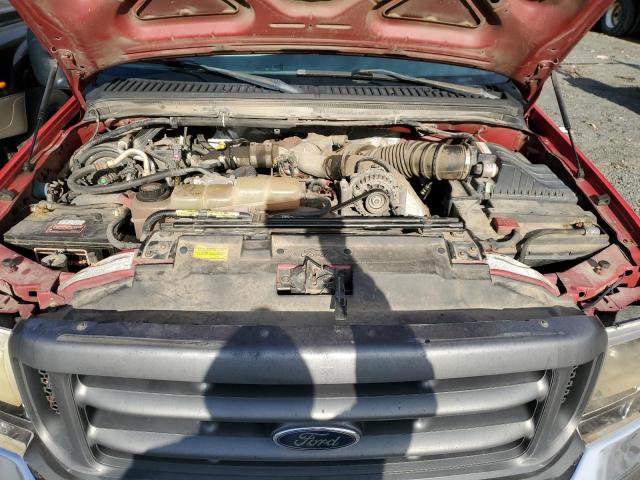 1FDSF34F31EB22116 - 2001 FORD F350 SRW SUPER DUTY RED photo 11