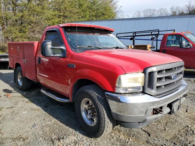 1FDSF34F31EB22116 - 2001 FORD F350 SRW SUPER DUTY RED photo 4