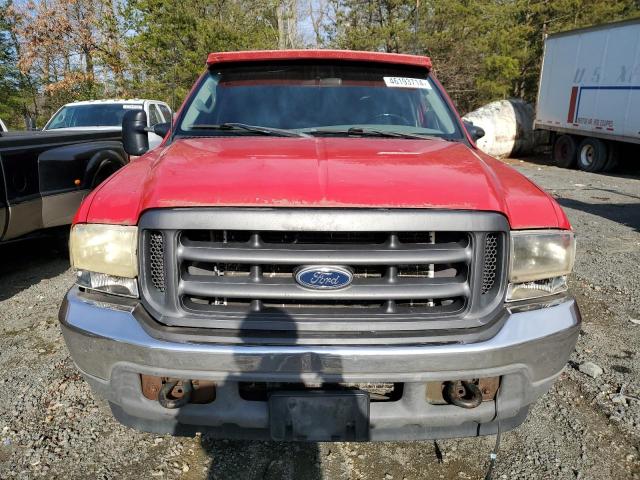 1FDSF34F31EB22116 - 2001 FORD F350 SRW SUPER DUTY RED photo 5