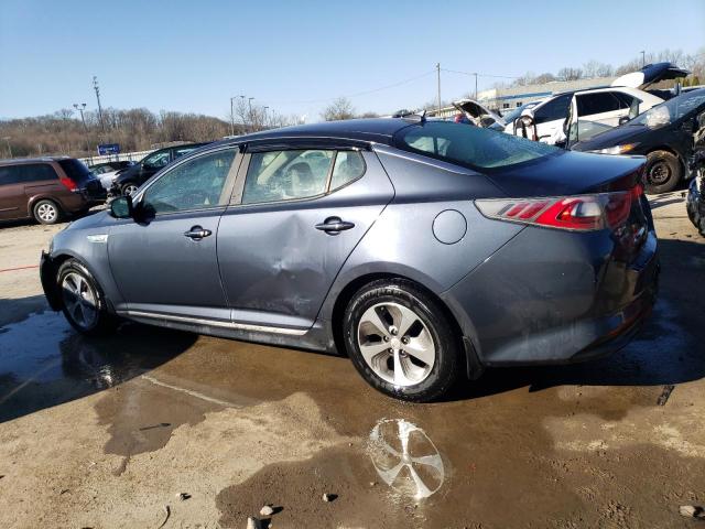 KNAGM4AD2F5079658 - 2015 KIA OPTIMA HYBRID BLACK photo 2