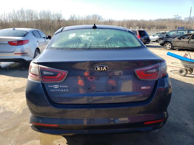 KNAGM4AD2F5079658 - 2015 KIA OPTIMA HYBRID BLACK photo 6