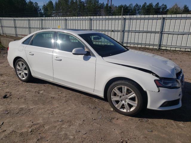 WAUBFAFL9CN004700 - 2012 AUDI A4 PREMIUM WHITE photo 4