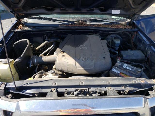 5TEJU62N77Z346738 - 2007 TOYOTA TACOMA DOUBLE CAB PRERUNNER BLUE photo 11