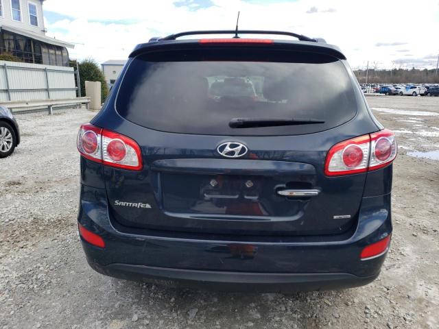 5XYZK3AB1CG159692 - 2012 HYUNDAI SANTA FE LIMITED BLUE photo 6