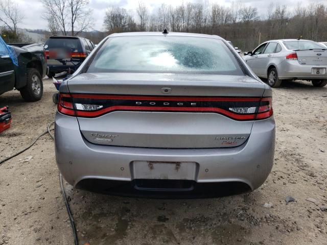 1C3CDFCB4ED824704 - 2014 DODGE DART LIMITED GRAY photo 6