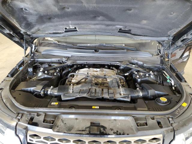 SALWG2FV9HA670522 - 2017 LAND ROVER RANGE ROVE SE BLACK photo 11