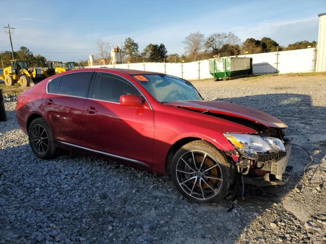 JTHBE96S170027353 - 2007 LEXUS GS 350 RED photo 4