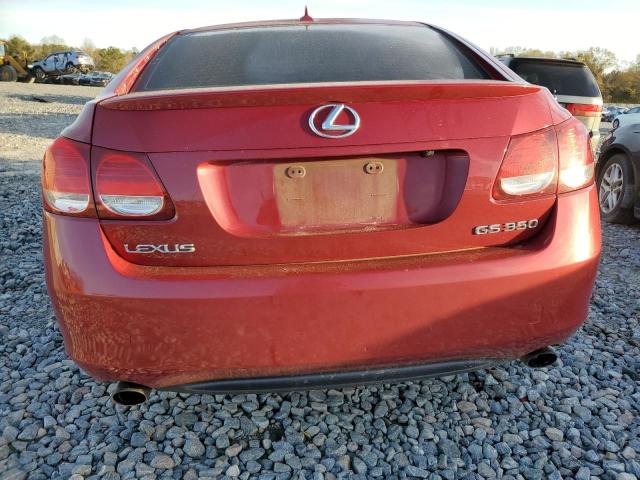 JTHBE96S170027353 - 2007 LEXUS GS 350 RED photo 6