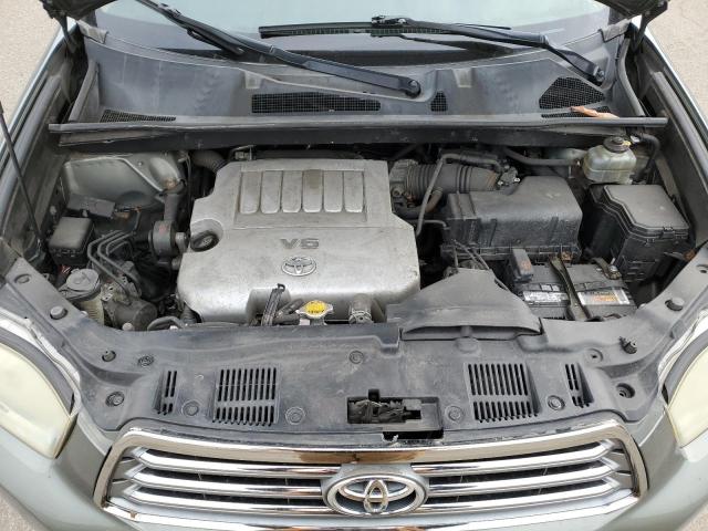 JTEES43A082070587 - 2008 TOYOTA HIGHLANDER SPORT GREEN photo 12