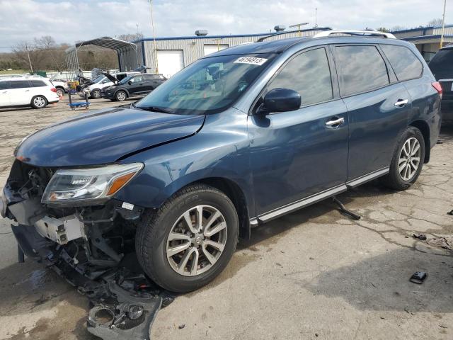 5N1AR2MN2FC669501 - 2015 NISSAN PATHFINDER S 蓝色 照片 1