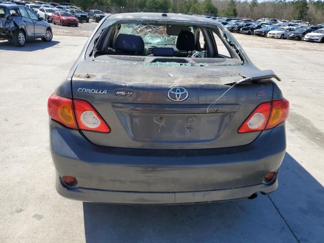 2T1BU4EE2AC470353 - 2010 TOYOTA COROLLA BASE BLACK photo 6