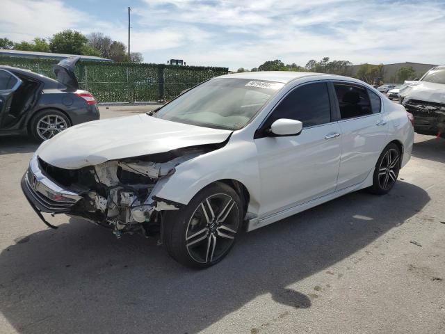 1HGCR2F18HA271278 - 2017 HONDA ACCORD SPORT SPECIAL EDITION WHITE photo 1