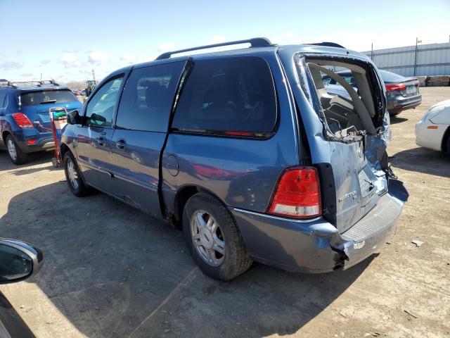 2FMZA52216BA27811 - 2006 FORD FREESTAR SEL BLUE photo 2