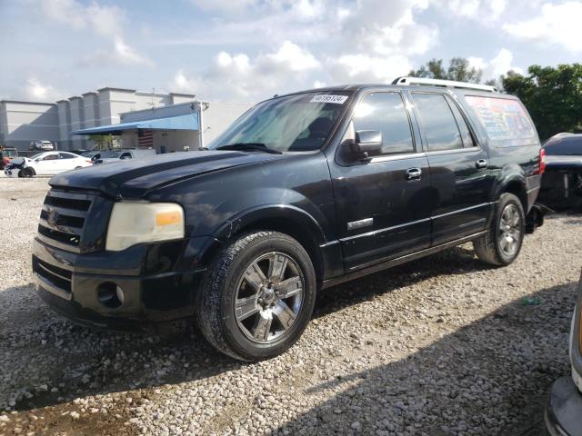 1FMFK19518LA57984 - 2008 FORD EXPEDITION EL LIMITED BLACK photo 1