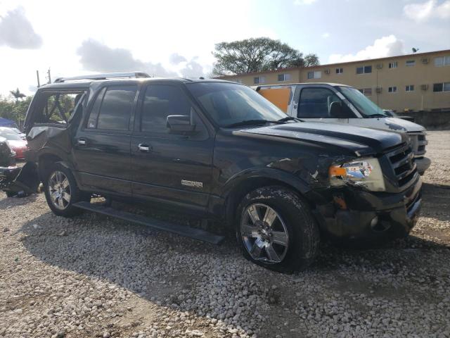 1FMFK19518LA57984 - 2008 FORD EXPEDITION EL LIMITED BLACK photo 4