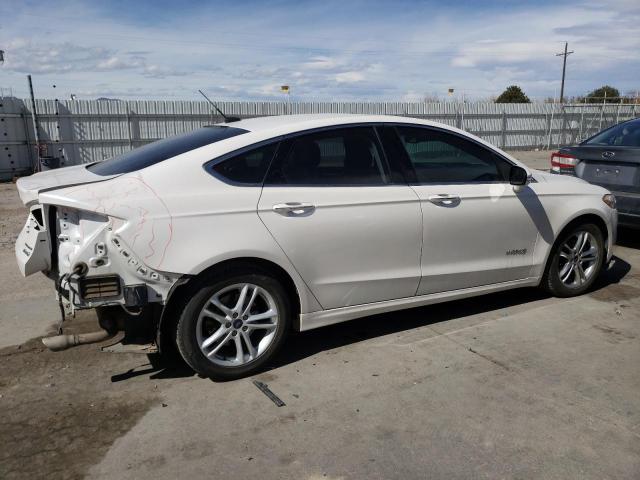 3FA6P0RU4GR156781 - 2016 FORD FUSION TITANIUM HEV WHITE photo 3