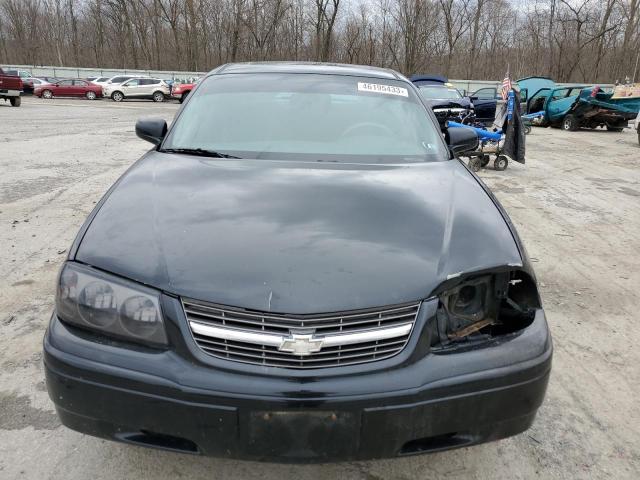 2G1WF52E359384845 - 2005 CHEVROLET IMPALA BLACK photo 5