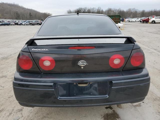 2G1WF52E359384845 - 2005 CHEVROLET IMPALA BLACK photo 6