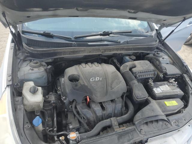 5NPEB4AC7CH358428 - 2012 HYUNDAI SONATA GLS SILVER photo 11