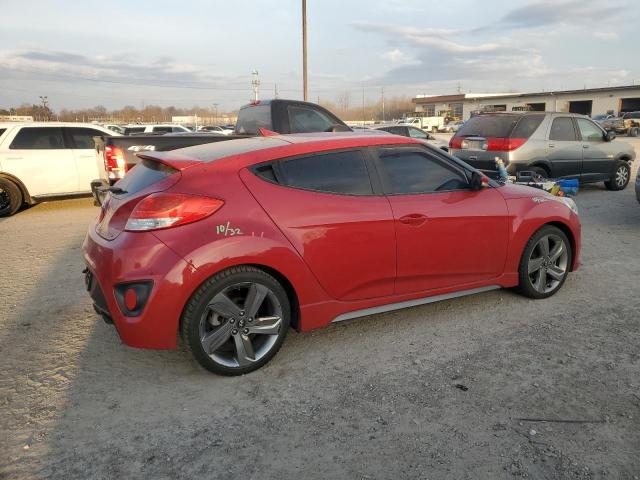 KMHTC6AE5DU136054 - 2013 HYUNDAI VELOSTER TURBO RED photo 3