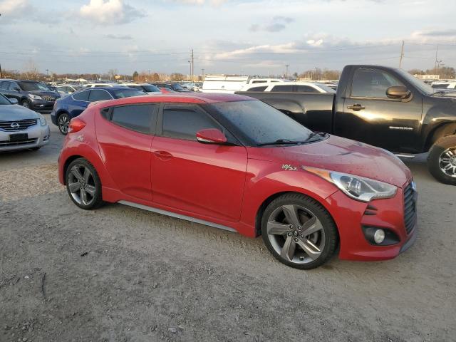 KMHTC6AE5DU136054 - 2013 HYUNDAI VELOSTER TURBO RED photo 4