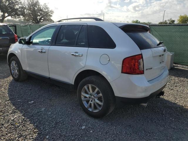 2FMDK3JC9DBE31149 - 2013 FORD EDGE SEL WHITE photo 2