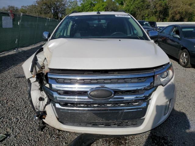 2FMDK3JC9DBE31149 - 2013 FORD EDGE SEL WHITE photo 5