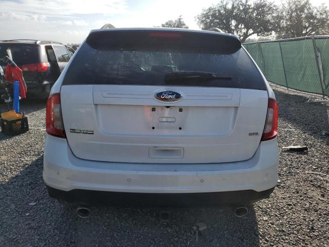 2FMDK3JC9DBE31149 - 2013 FORD EDGE SEL WHITE photo 6