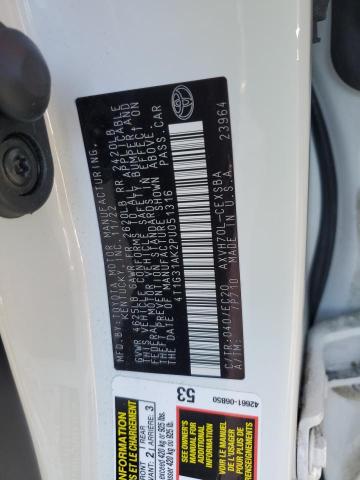 4T1G31AK2PU051316 - 2023 TOYOTA CAMRY SE NIGHT SHADE WHITE photo 12