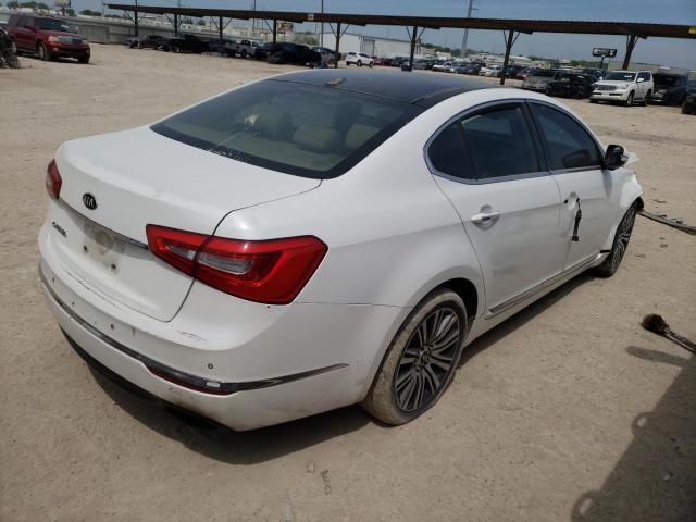 KNALN4D71E5135850 - 2014 KIA CADENZA PREMIUM WHITE photo 3