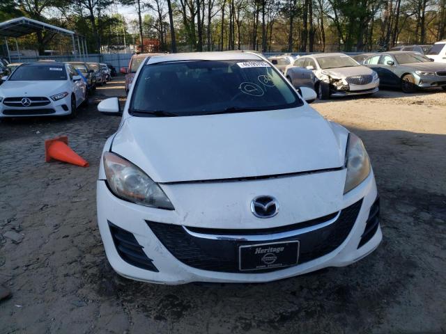 JM1BL1SF1A1236336 - 2010 MAZDA 3 I WHITE photo 5