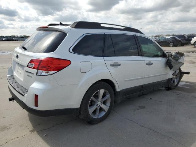 4S4BRBSC8D3224604 - 2013 SUBARU OUTBACK 2.5I LIMITED WHITE photo 3