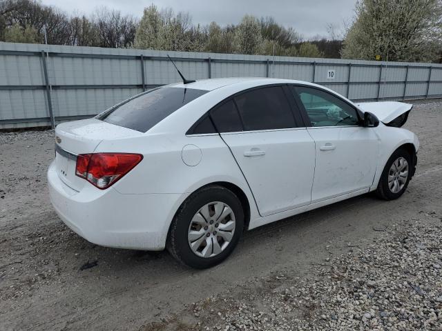 1G1PD5SH1C7330639 - 2012 CHEVROLET CRUZE LS WHITE photo 3