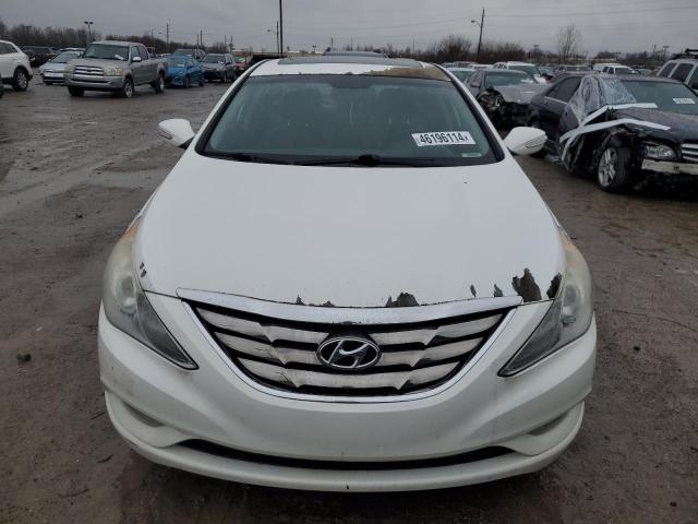 5NPEC4AB8BH276257 - 2011 HYUNDAI SONATA SE WHITE photo 5