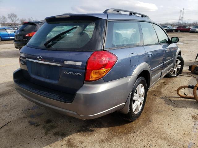 4S4BP62C156391268 - 2005 SUBARU LEGACY OUTBACK 2.5I LIMITED BLUE photo 3