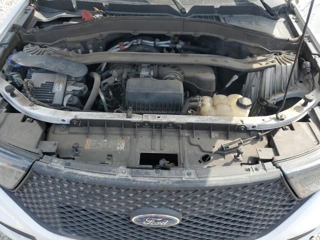 1FM5K8AB1LGD18814 - 2020 FORD EXPLORER POLICE INTERCEPTOR 白色 照片 12