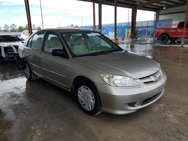 2HGES16514H639743 - 2004 HONDA CIVIC LX TAN photo 4